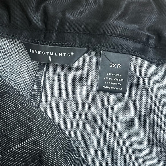 INVESTMENT II Elegant Black Pinstripe Women’s Pants - Picture 6 of 7